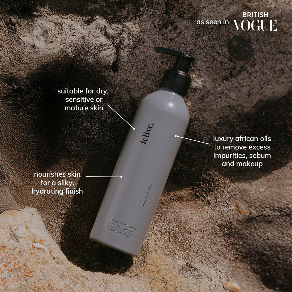 cleaner colada | nourish + remove oil cleanser