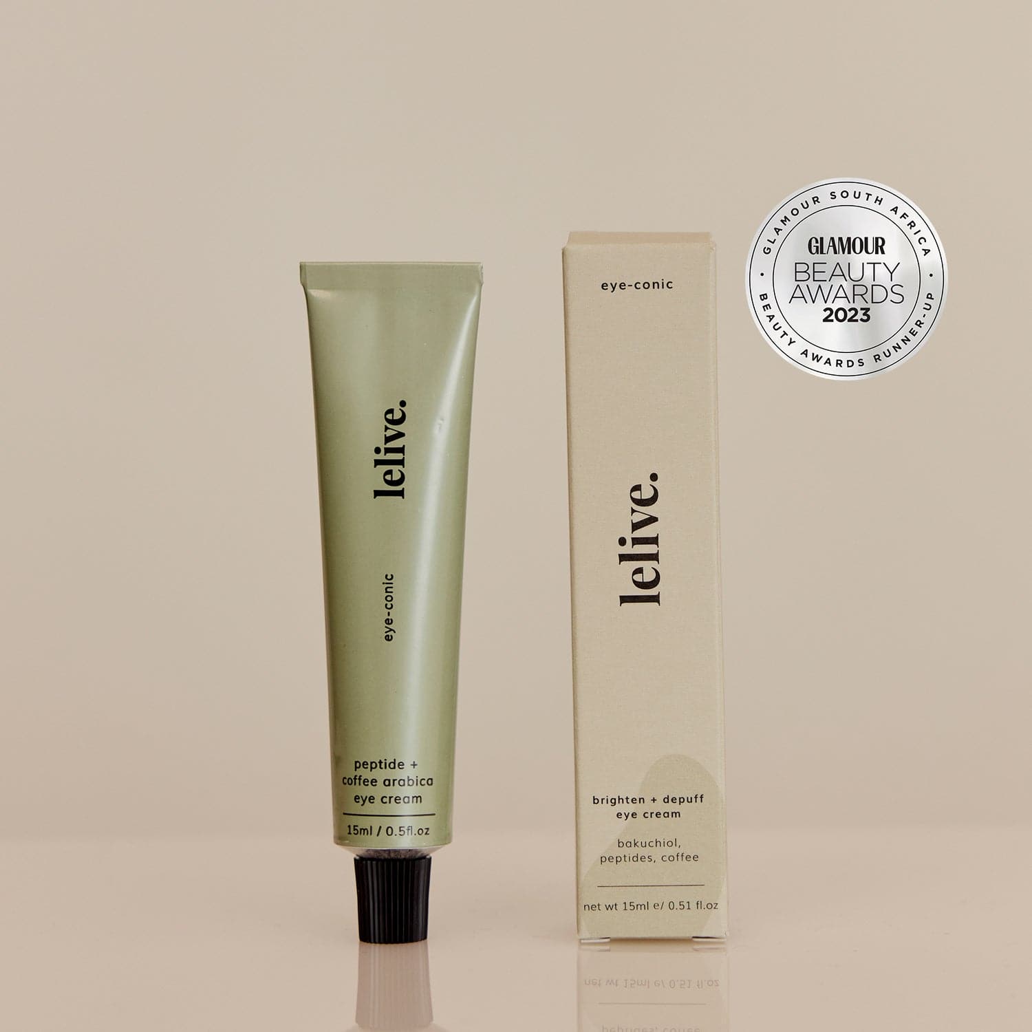 eye-conic | brighten + depuff eye cream - lelive