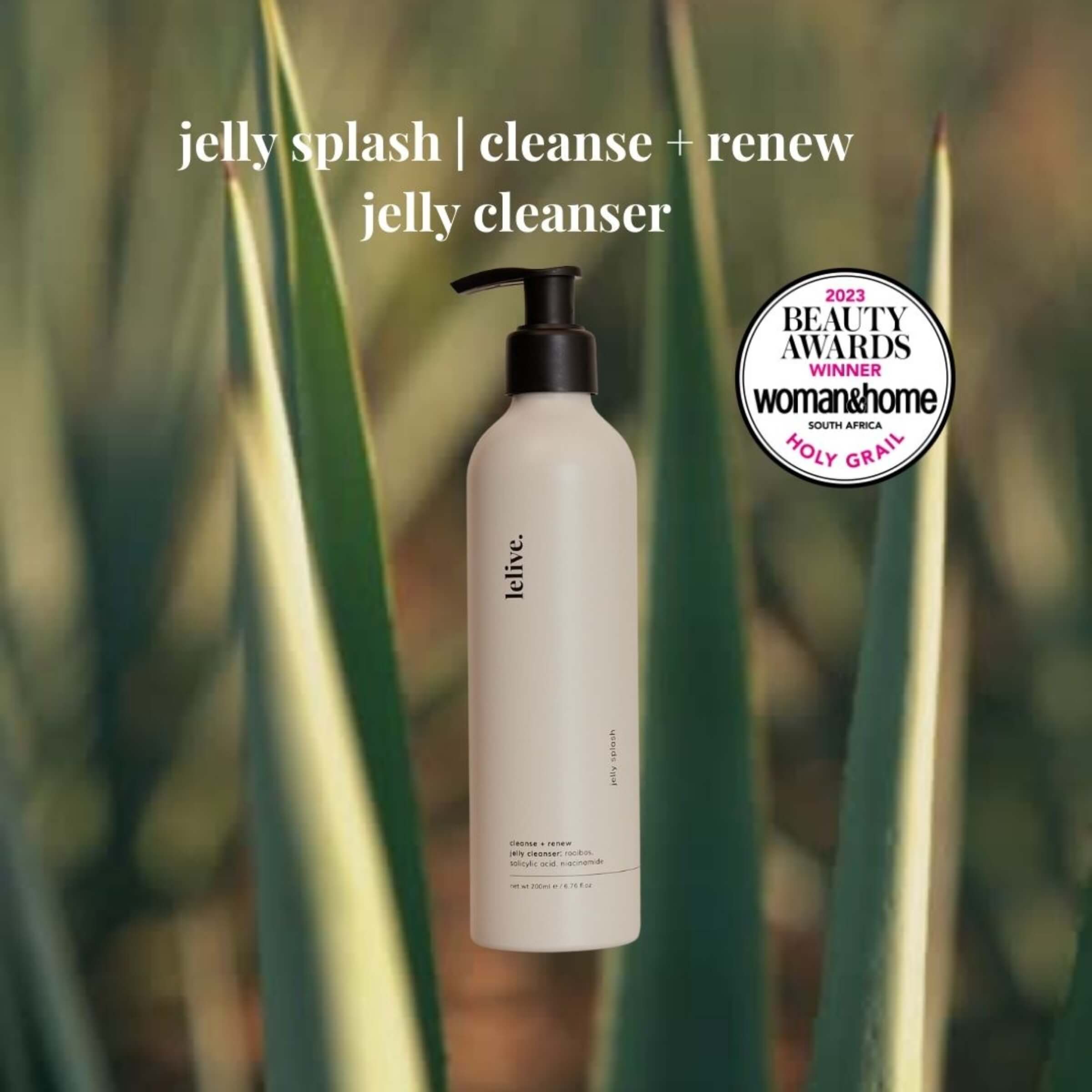 jelly splash | brighten + renew cleanser